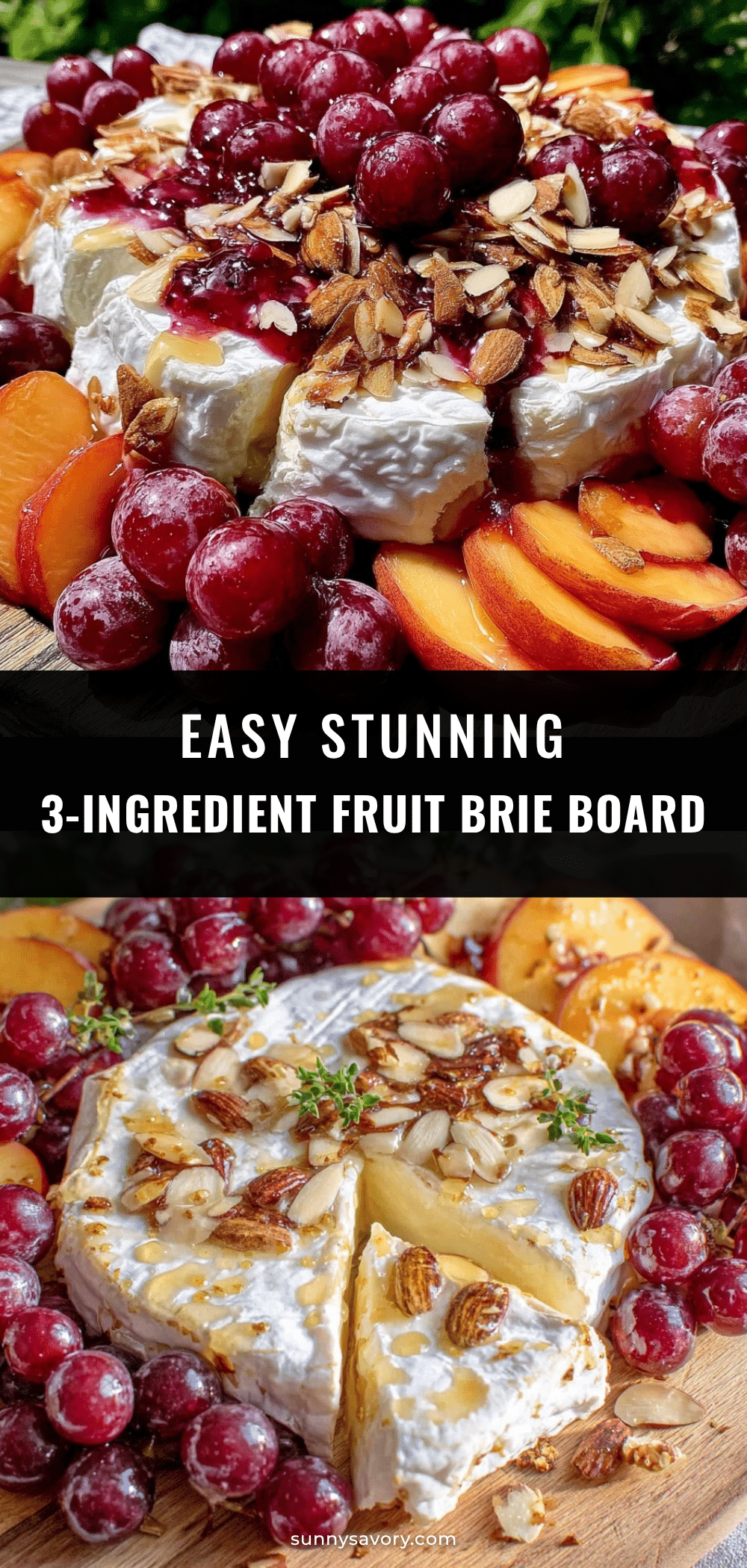 summer fruit and brie board recipe
