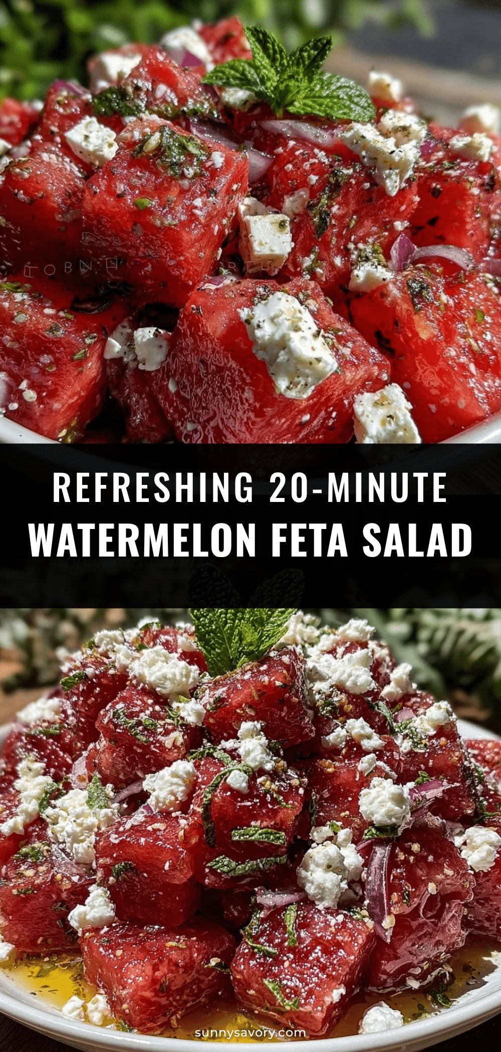 watermelon and feta salad recipe