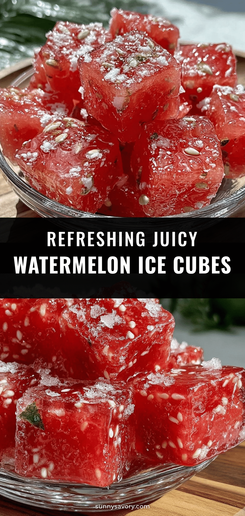 watermelon ice cubes recipe