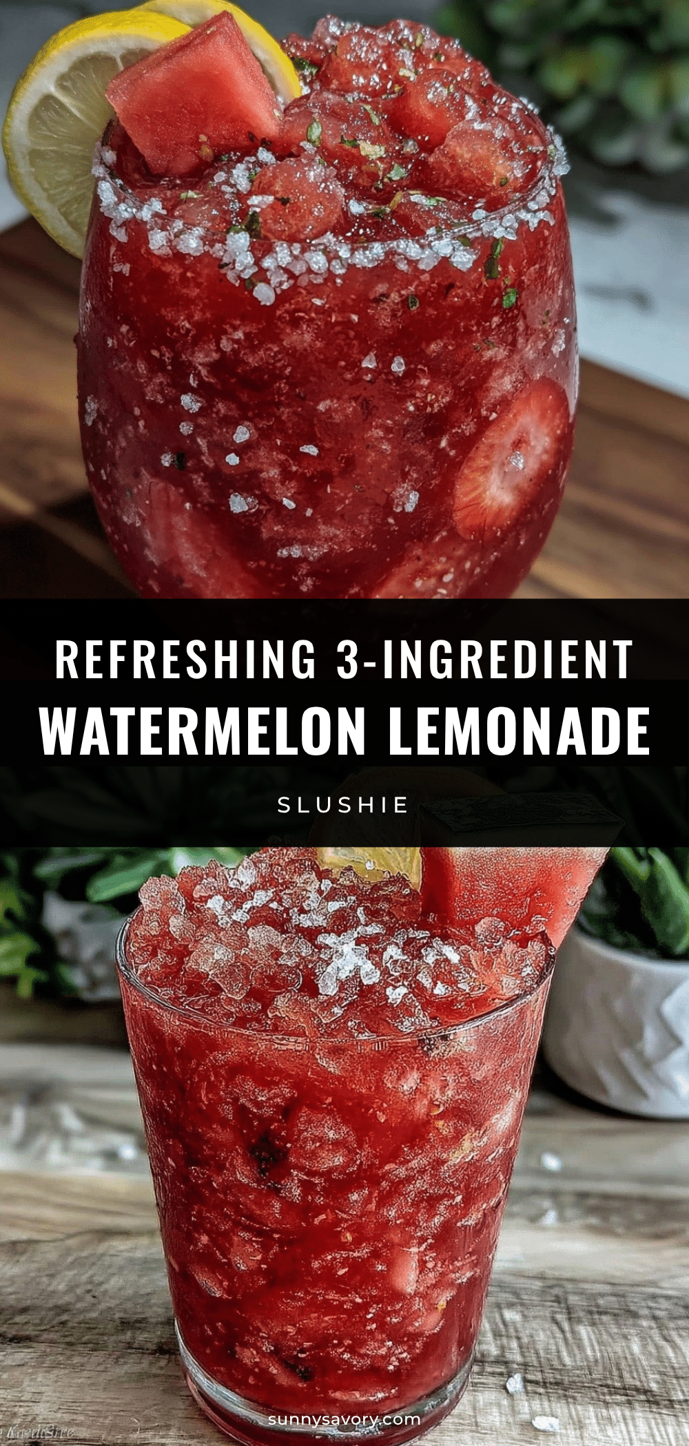watermelon lemonade slushie recipe