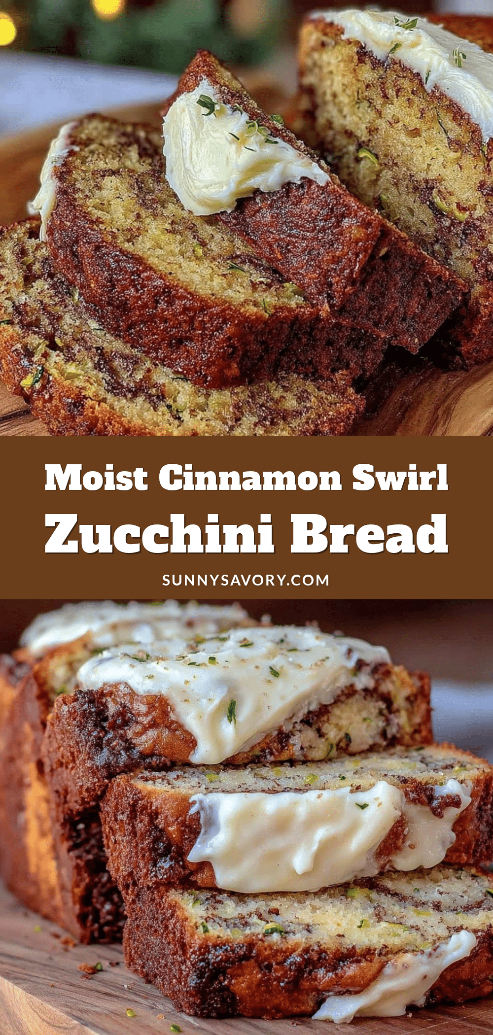 cinnamon swirl zucchini bread recipe