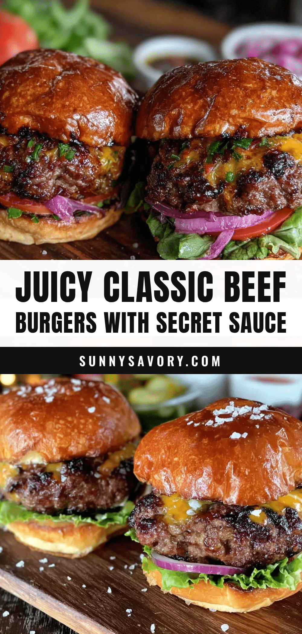 classic beef burgers recipe