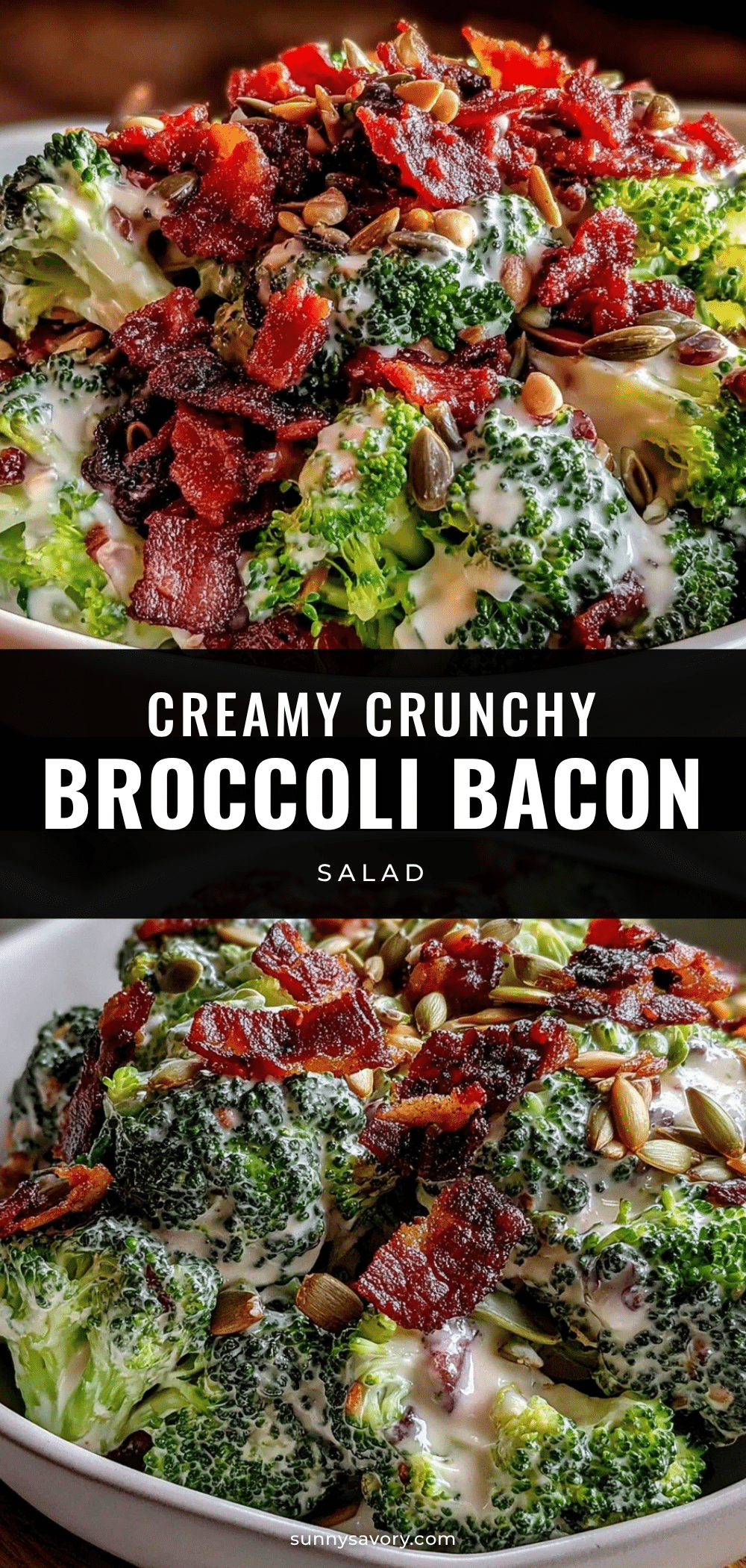 creamy broccoli bacon salad recipe