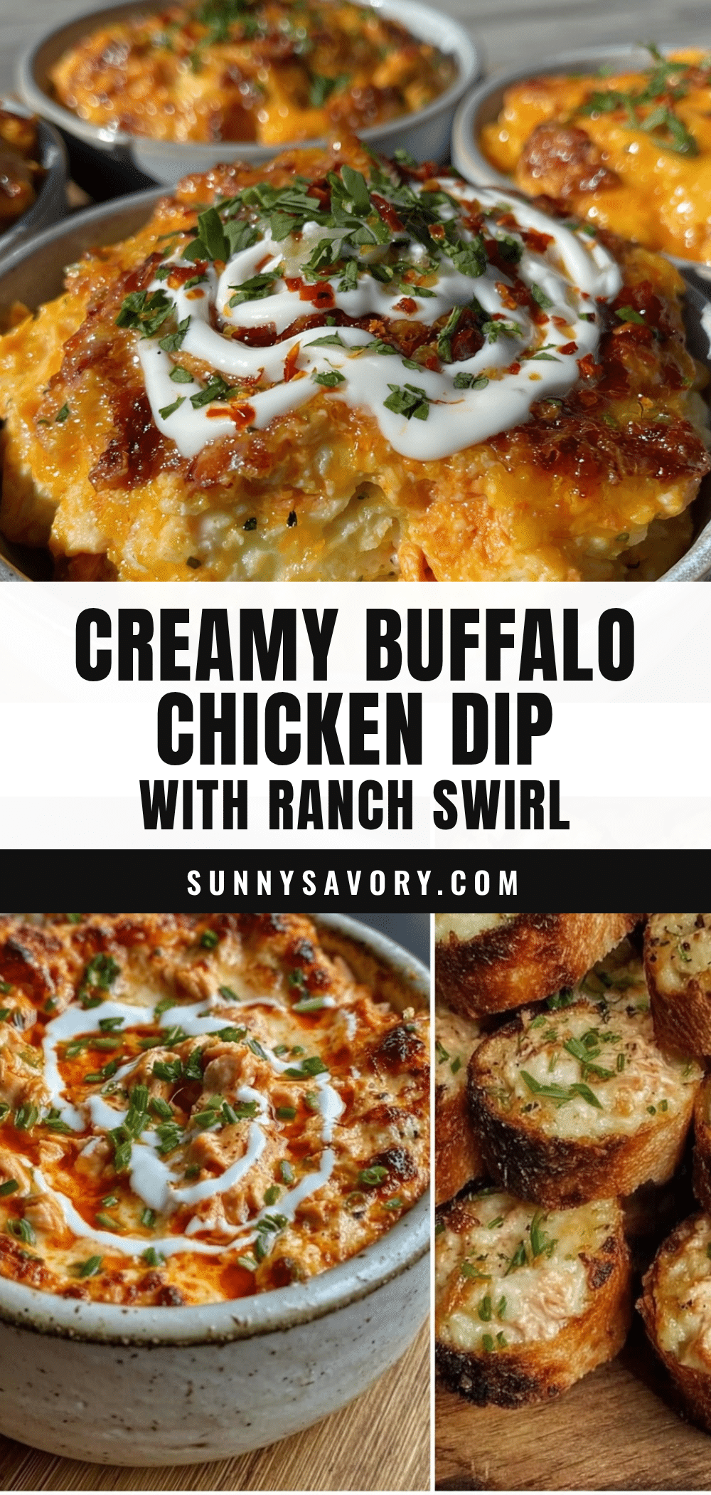 creamy buffalo chicken dip recipe