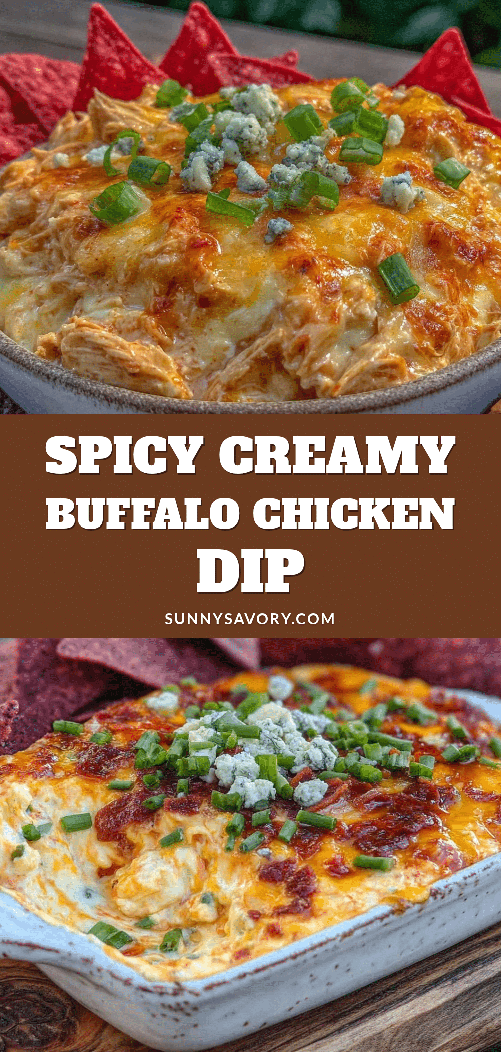 creamy buffalo chicken dip recipe
