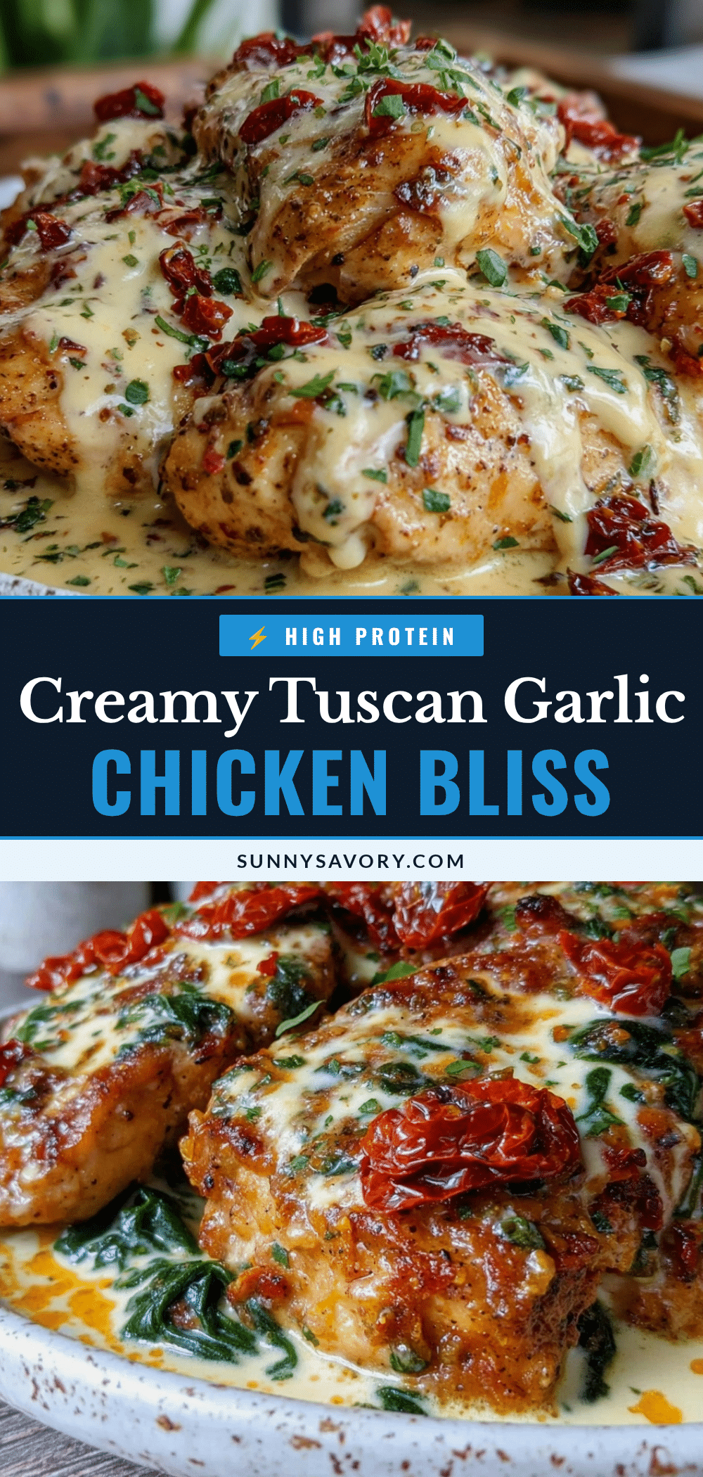 creamy tuscan garlic chicken recipe