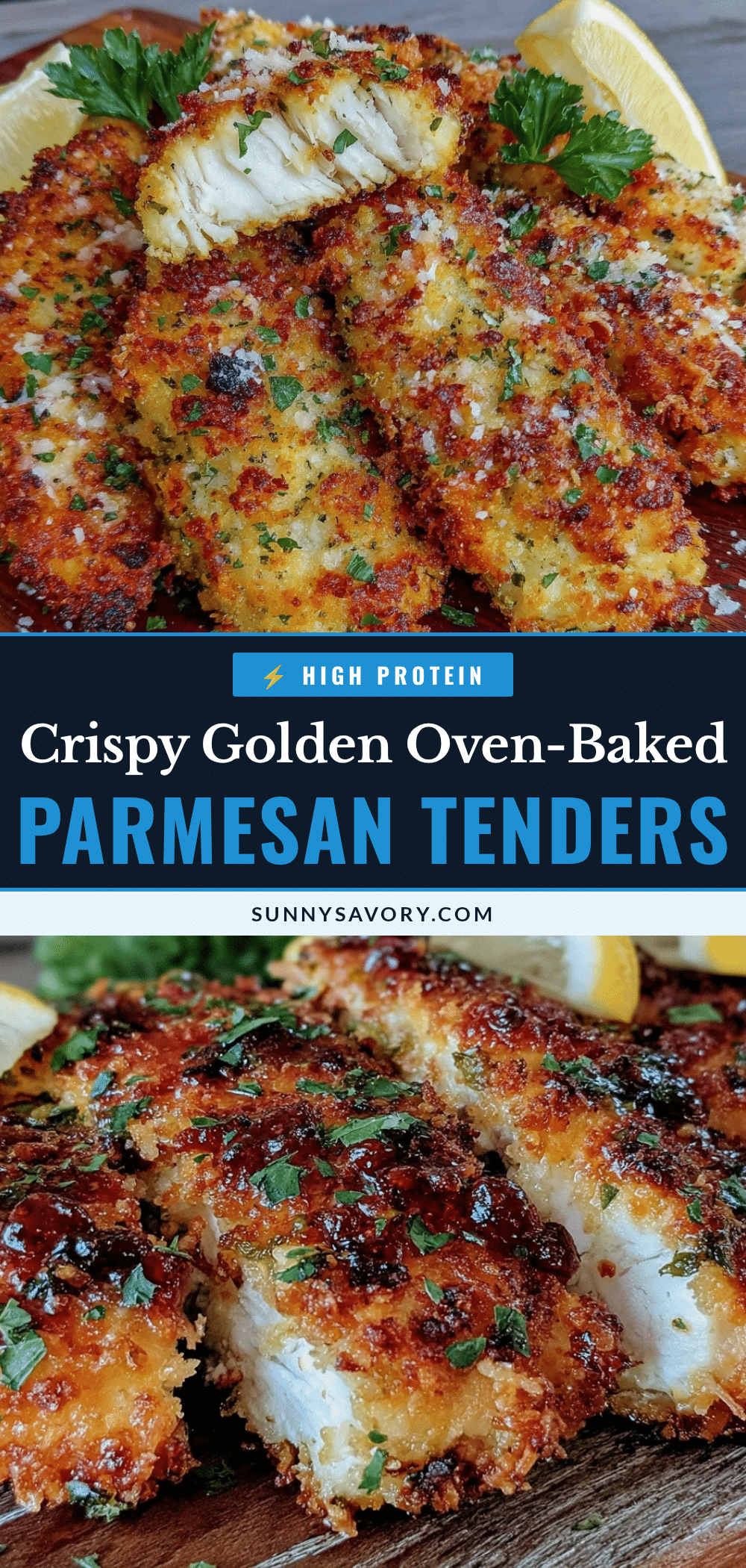crispy oven-baked parmesan chicken tenders recipe
