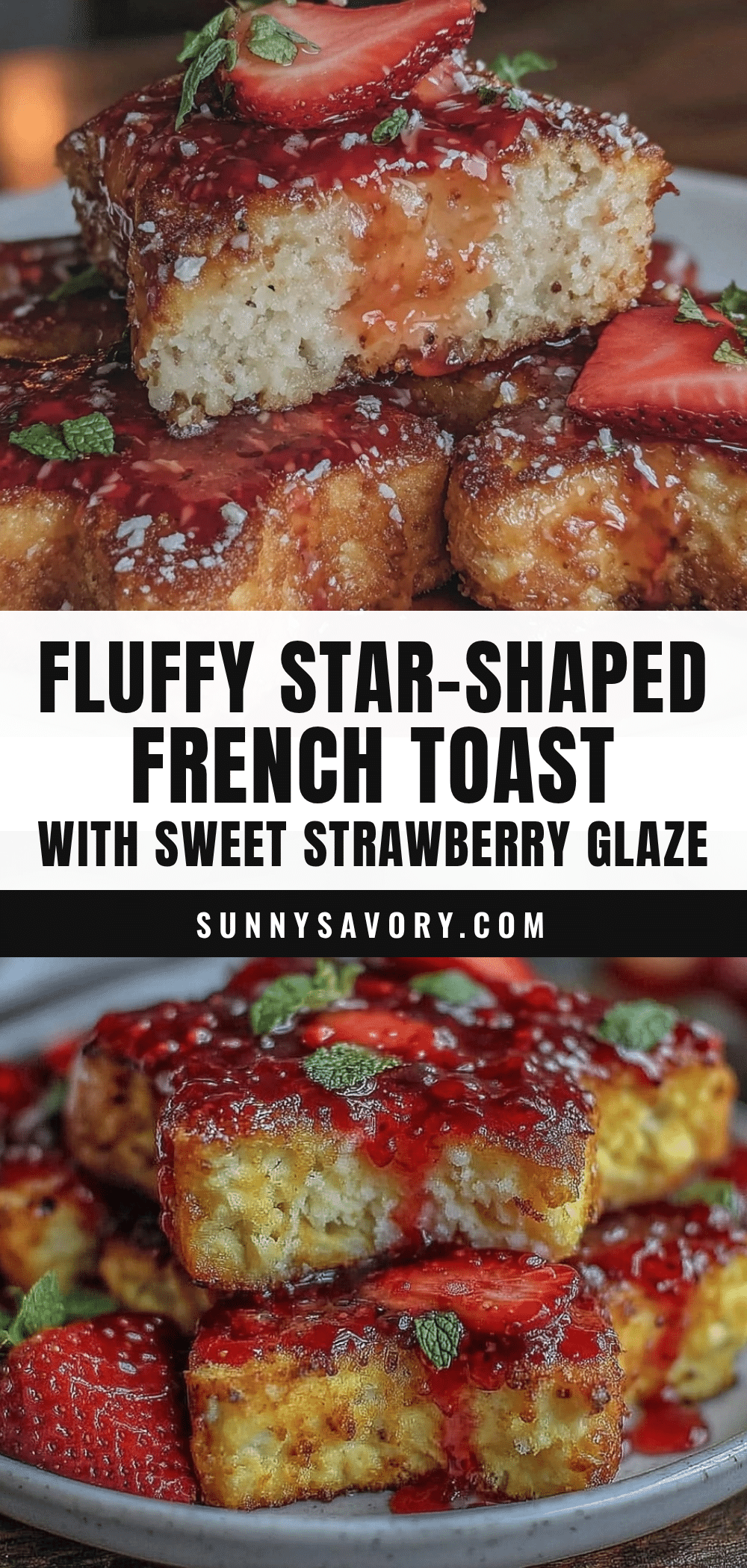 crispy star-shaped french toast recipe