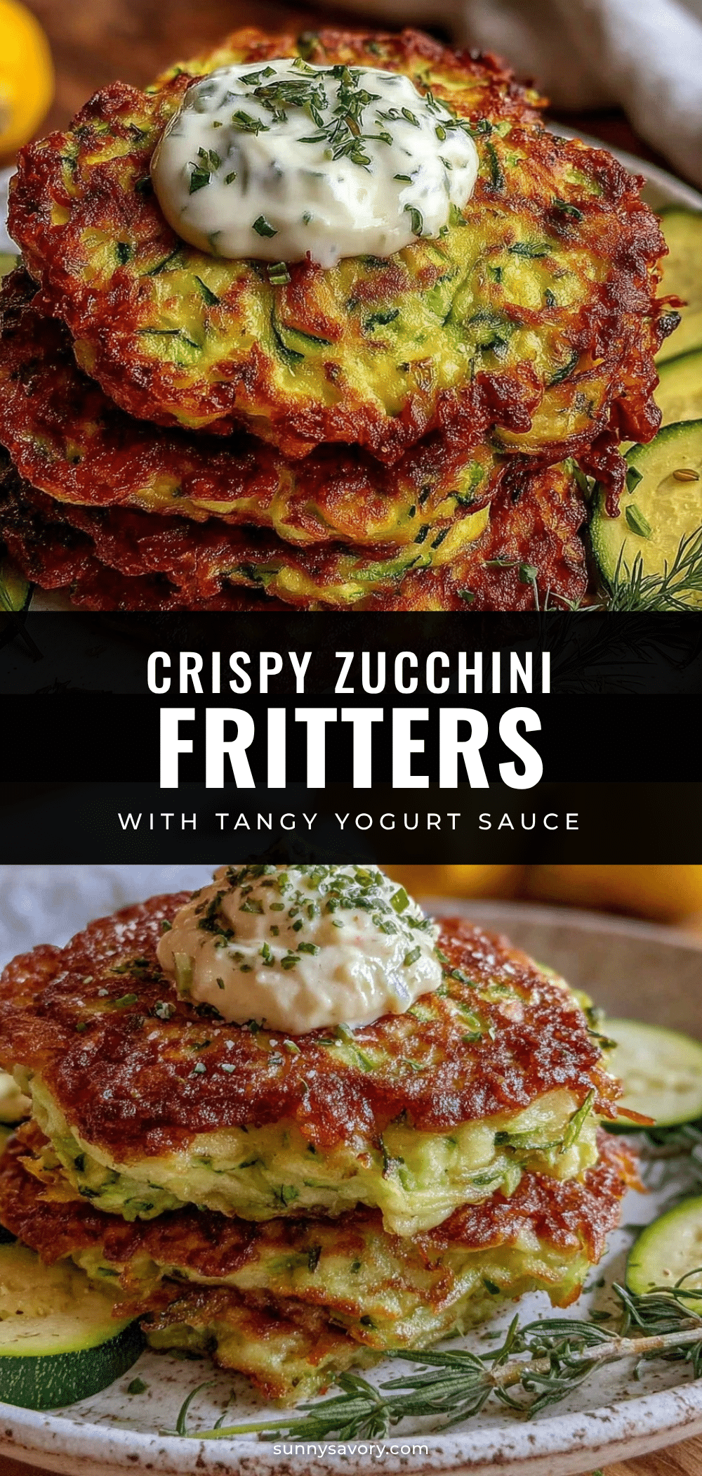 crispy zucchini fritters recipe