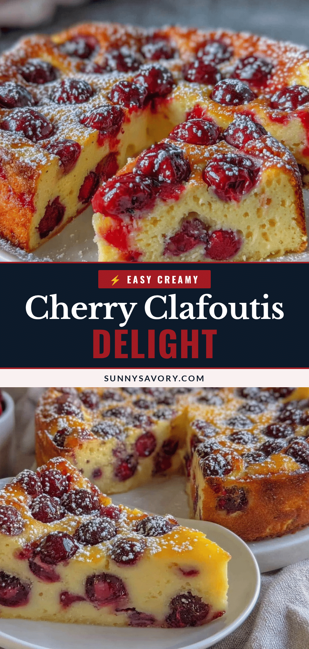 easy creamy cherry clafoutis recipe recipe