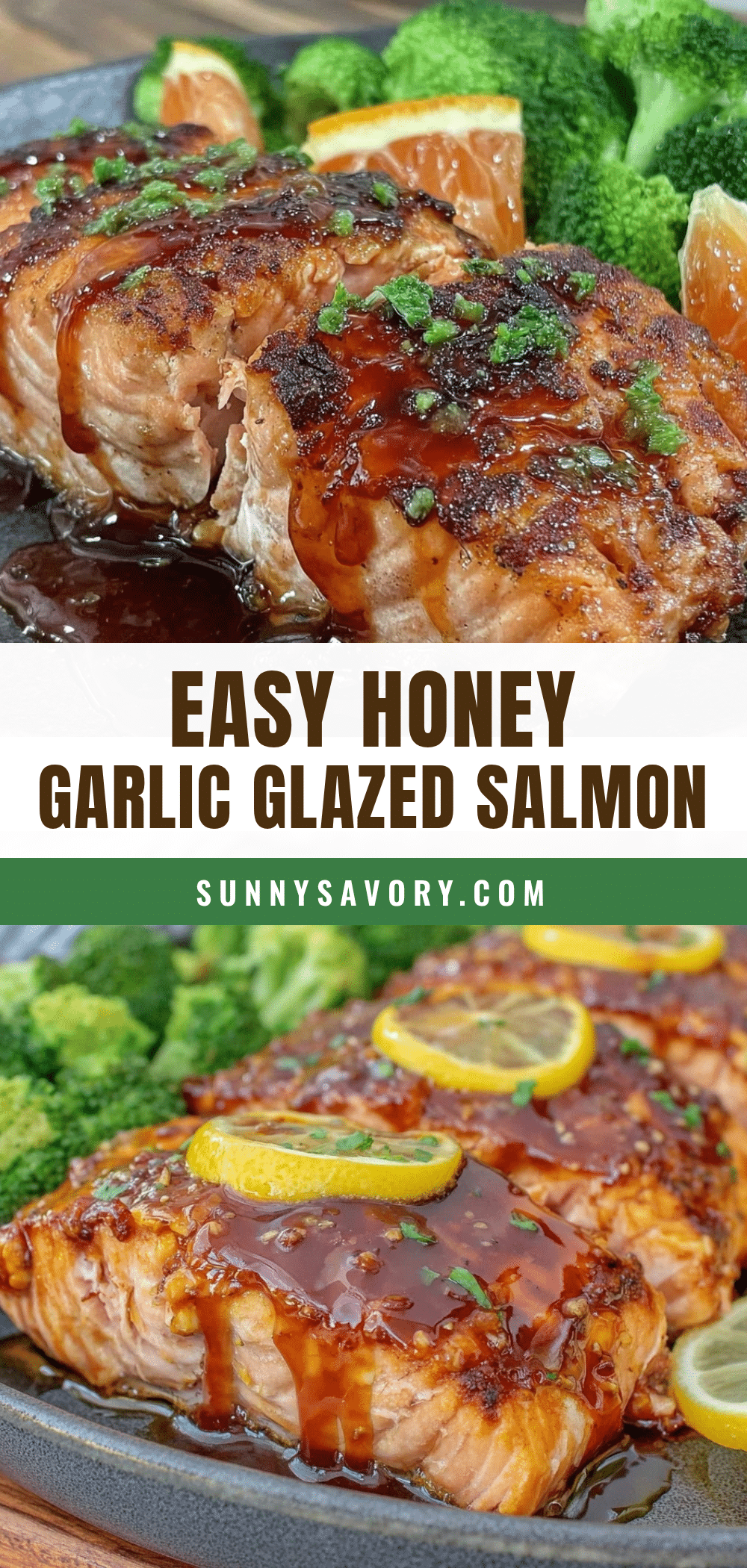 easy honey garlic glazed salmon recipe
