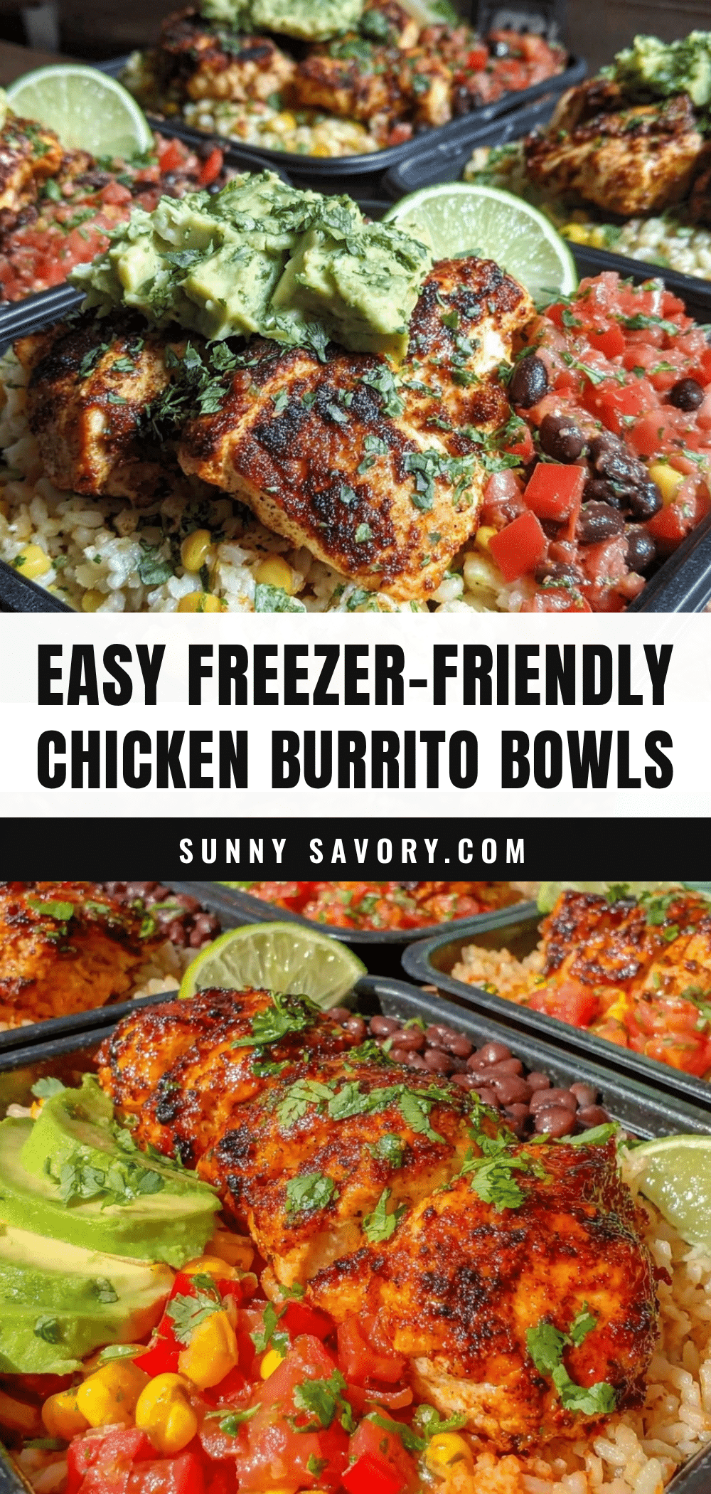 easy meal prep chicken burrito bowls recipe