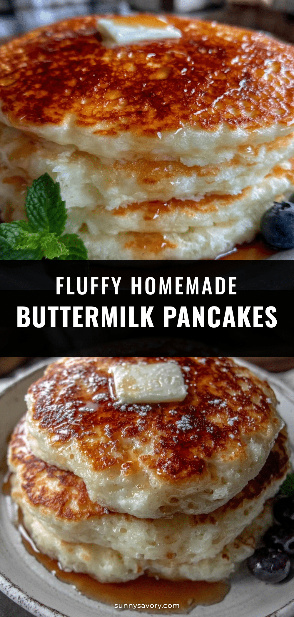 fluffy buttermilk pancakes recipe