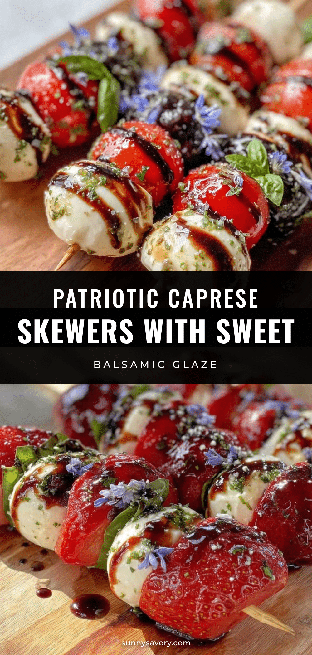 fresh Caprese skewers recipe