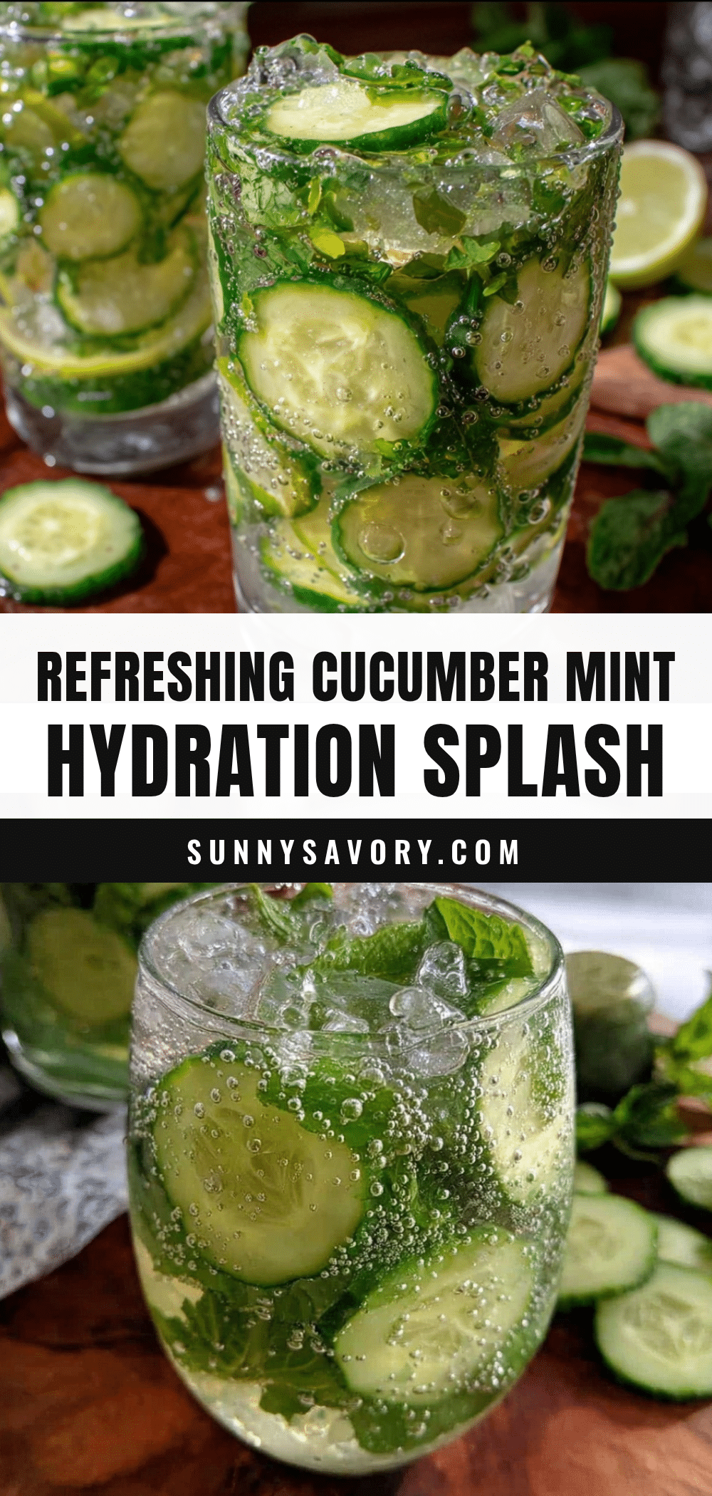 fresh cucumber mint water recipe