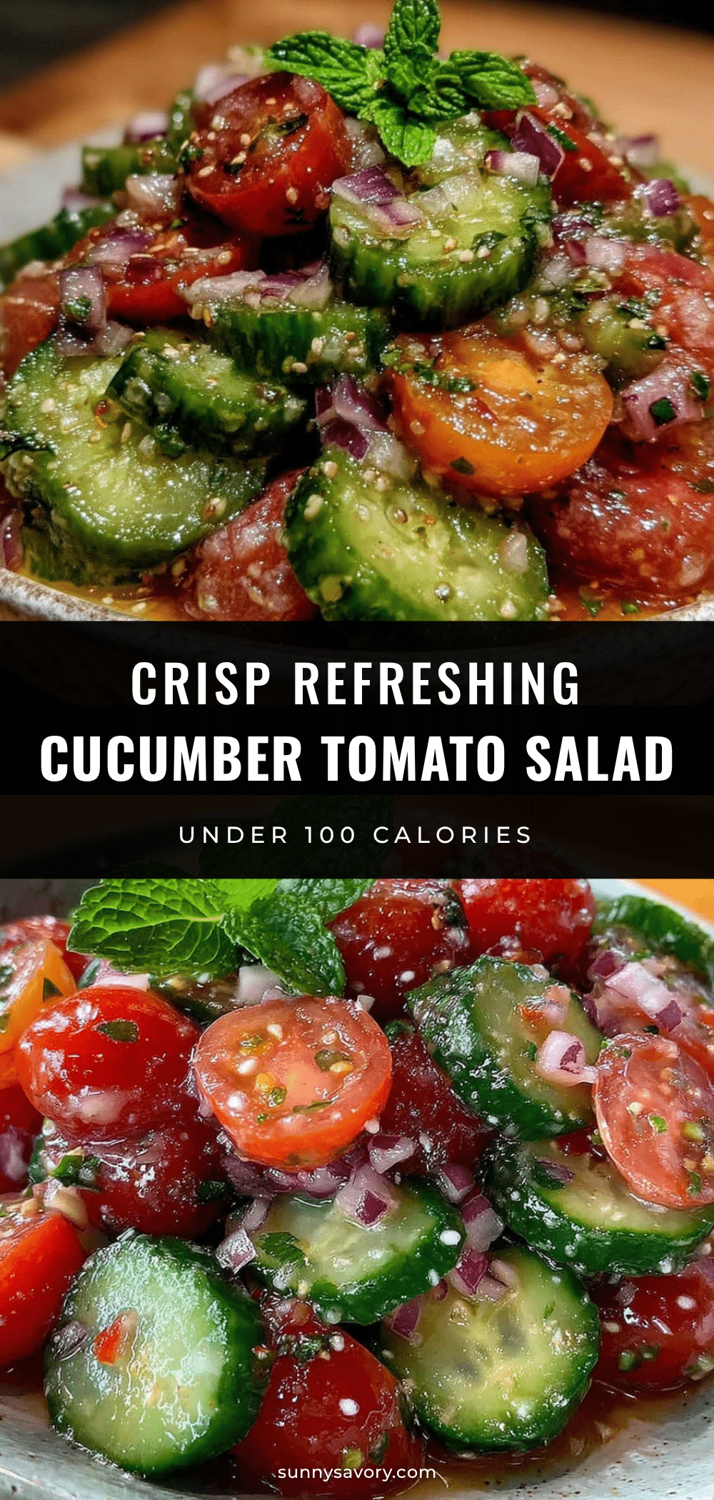 fresh cucumber tomato salad recipe