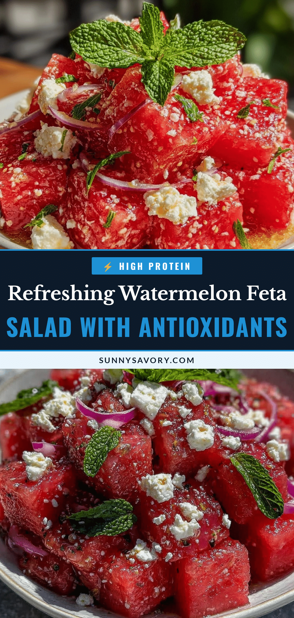 fresh watermelon feta salad recipe