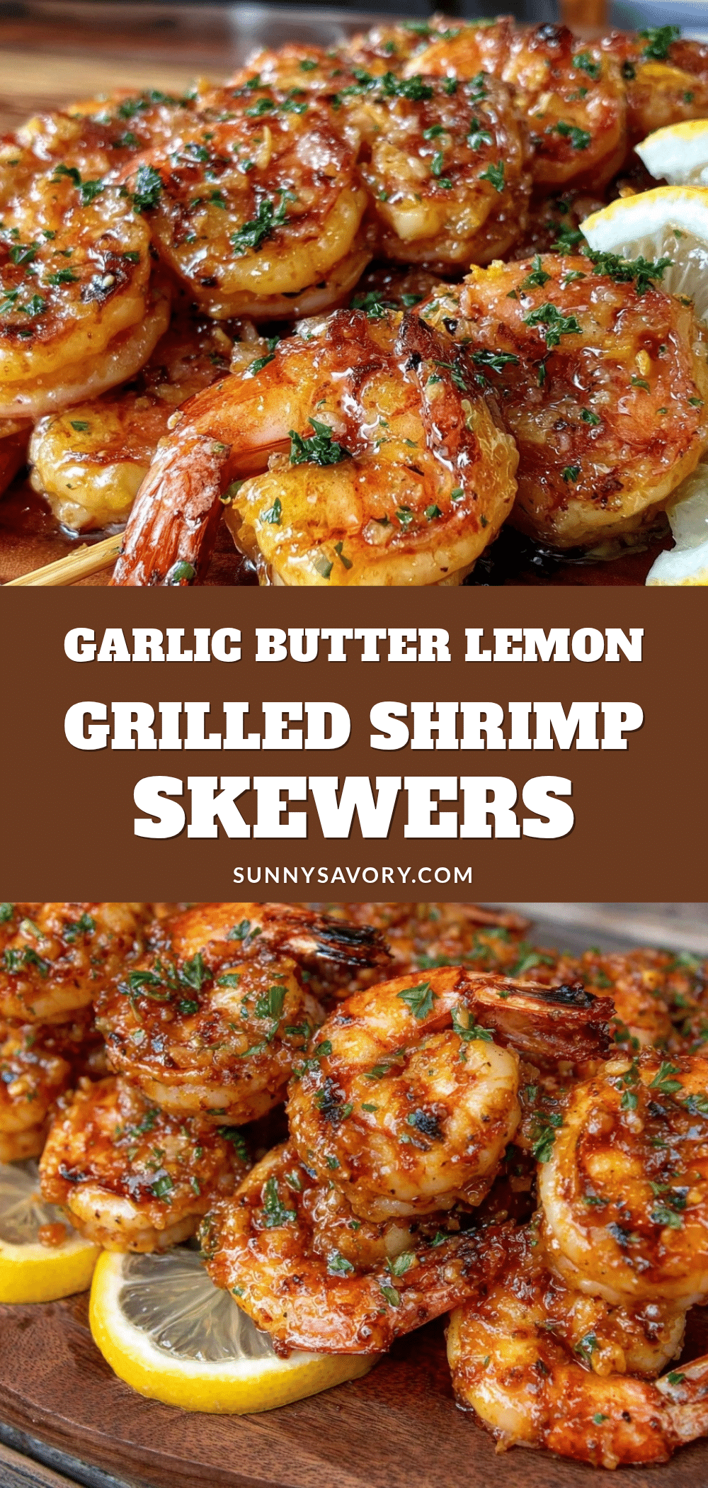garlic butter grilled shrimp skewers recipe