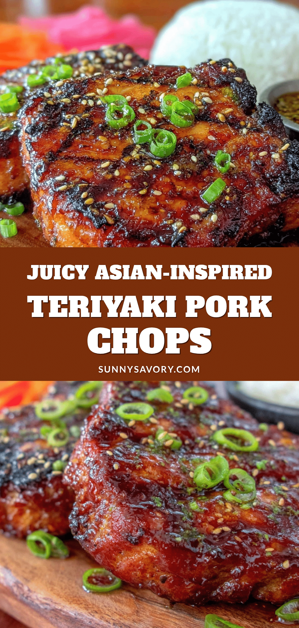 grilled teriyaki pork chops recipe