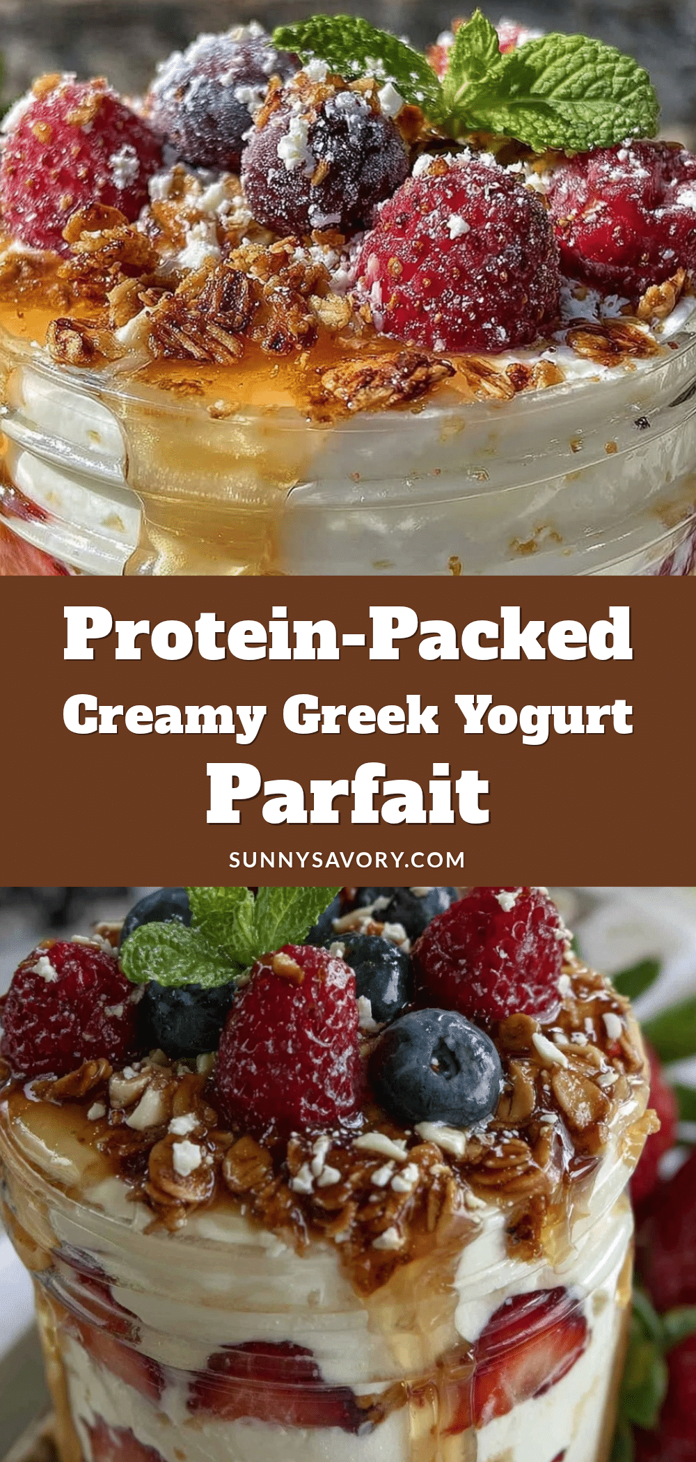 healthy Greek yogurt parfait recipe
