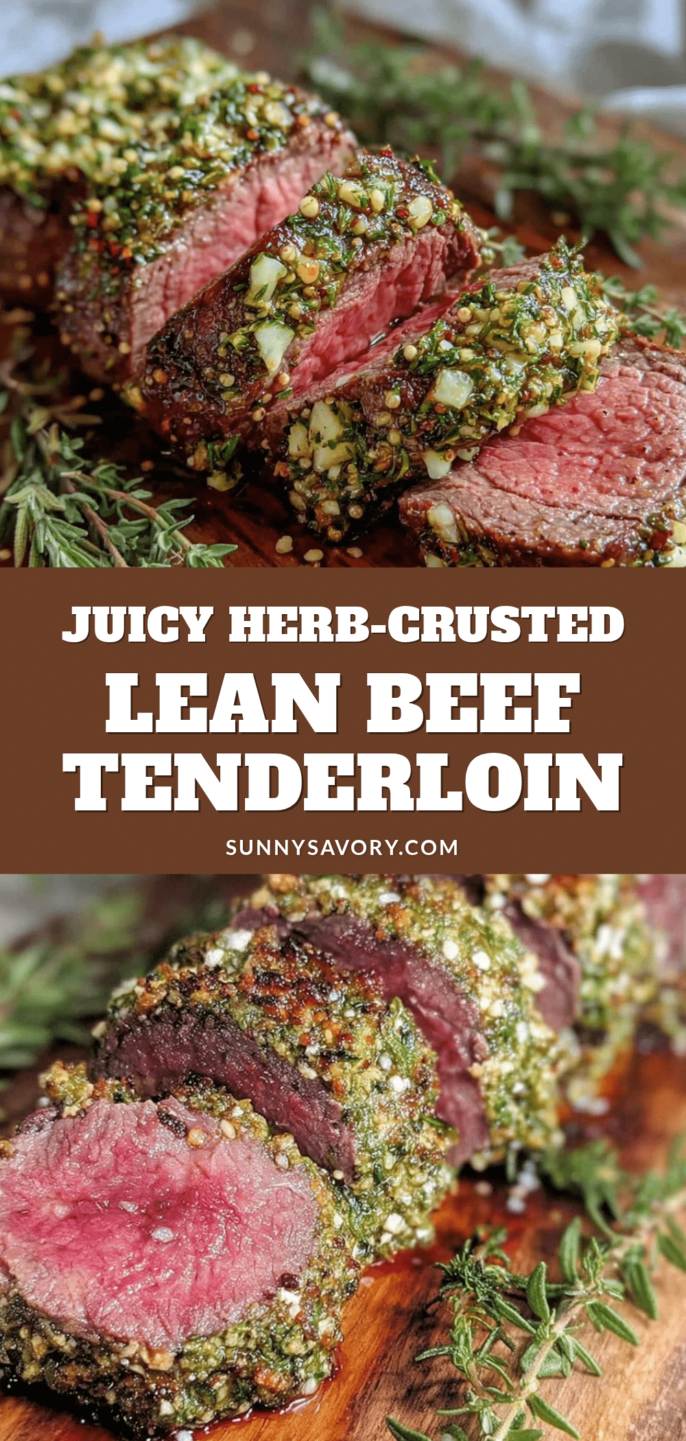 herb-crusted lean beef tenderloin recipe