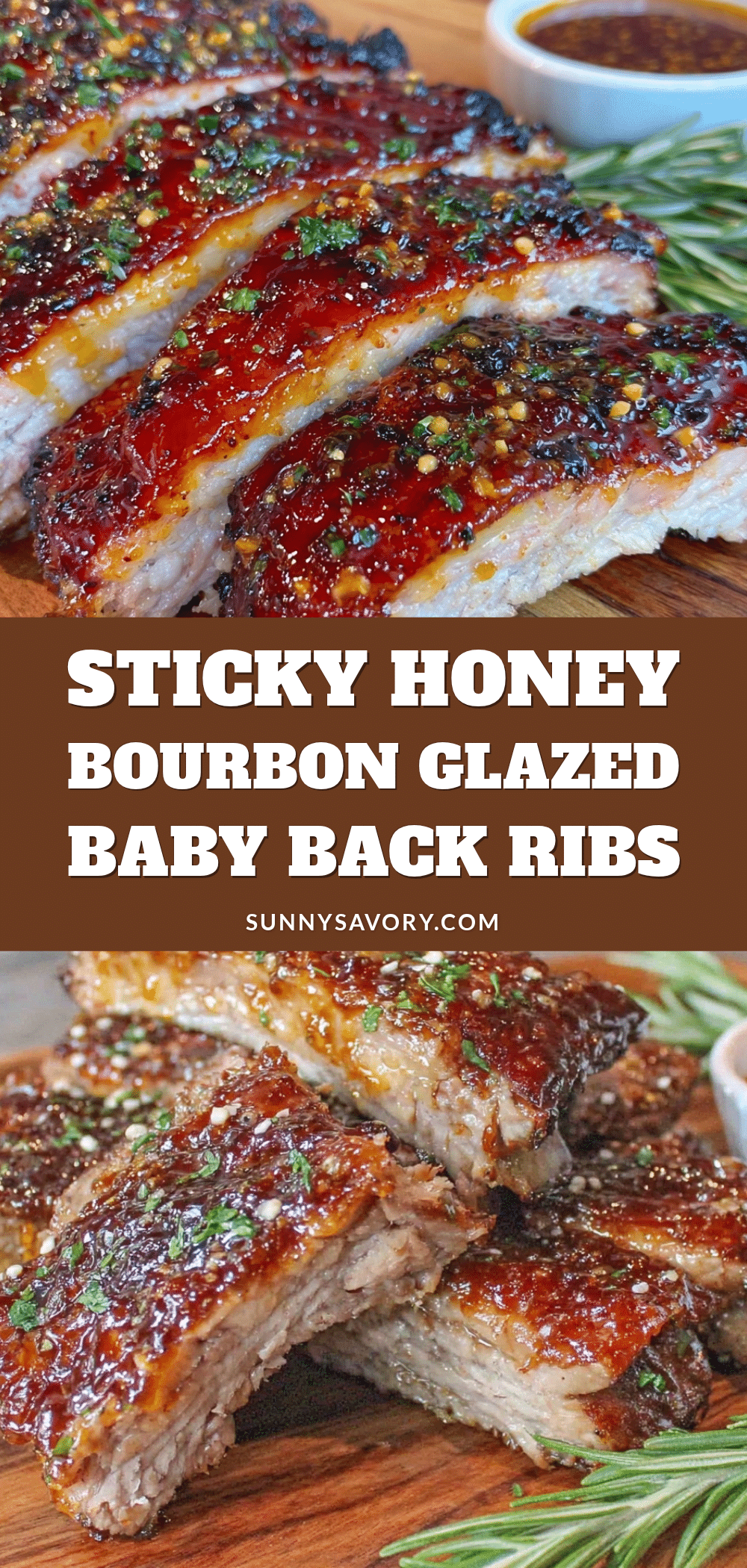 honey bourbon glazed baby back ribs recipe