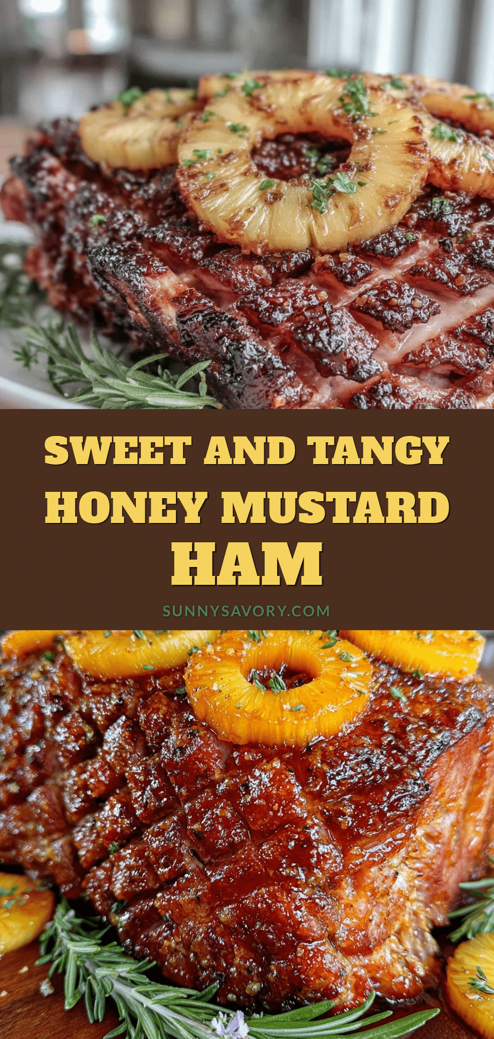 honey mustard glazed ham recipe
