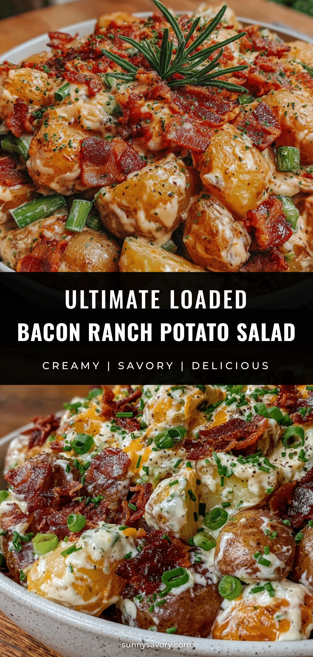 loaded bacon ranch potato salad recipe