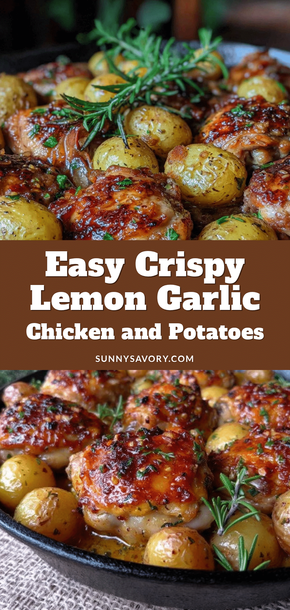 one-pan lemon garlic chicken recipe