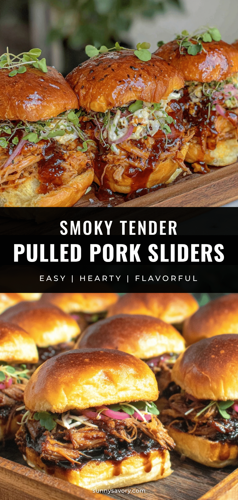 savory smoky pulled pork sliders recipe