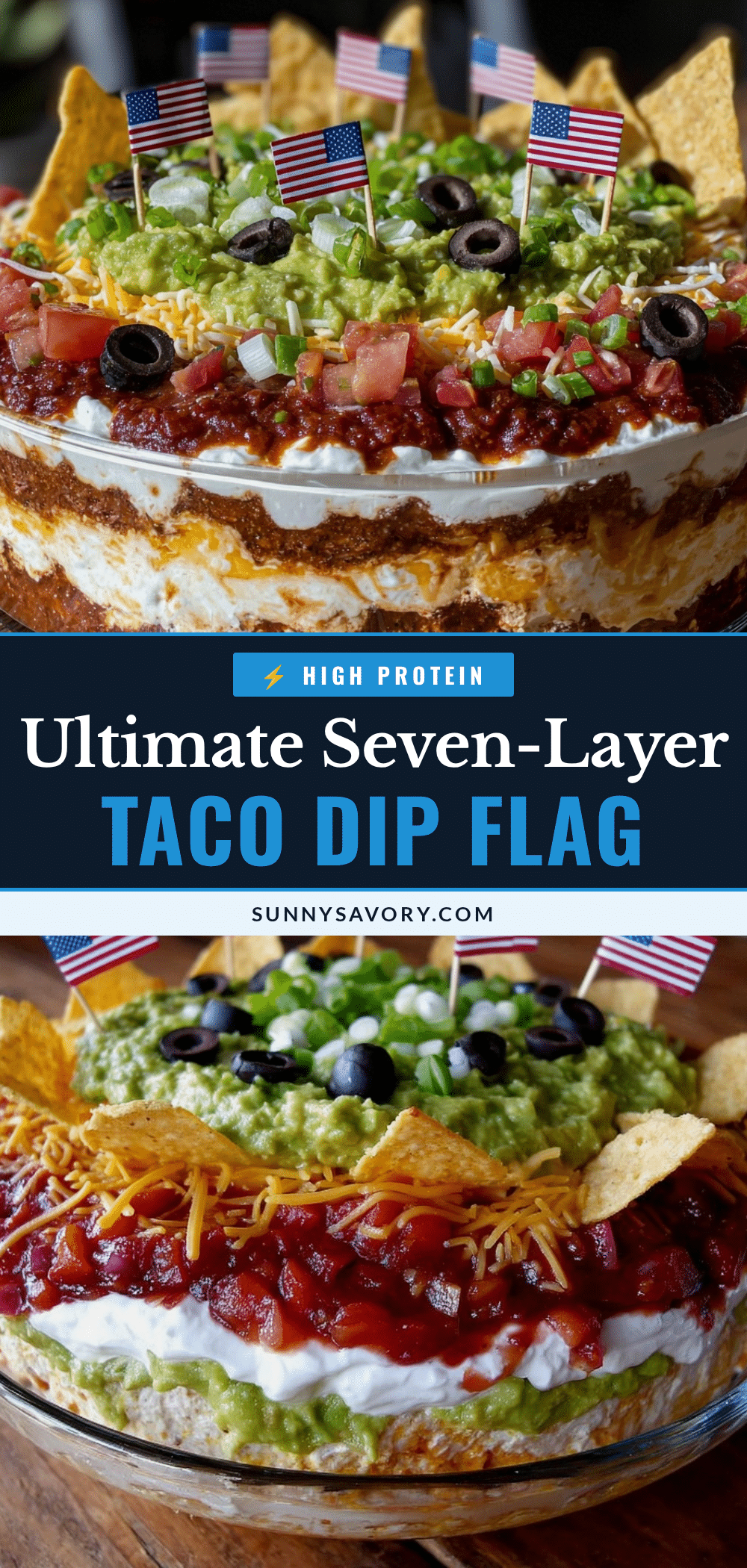 seven-layer taco dip recipe