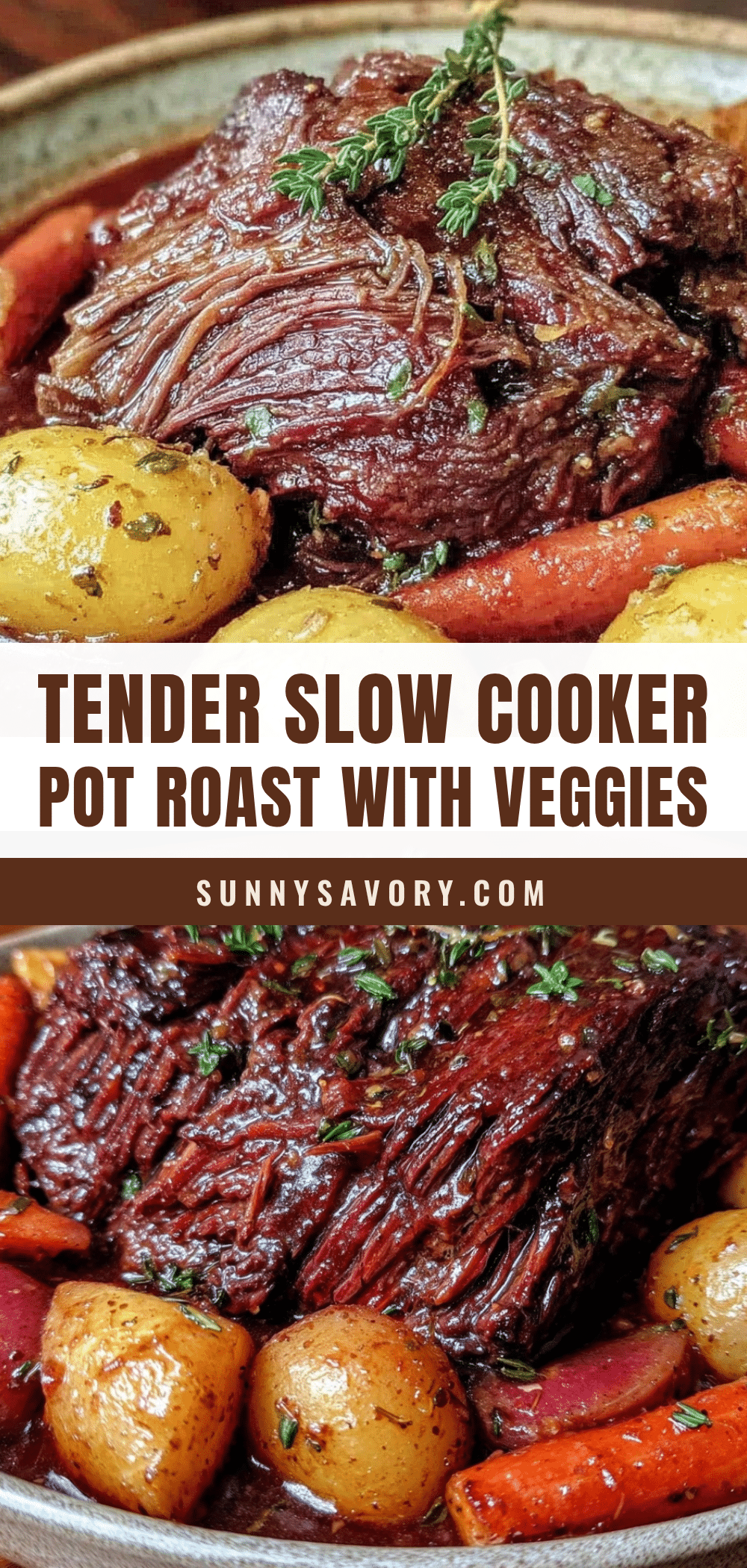 slow cooker pot roast recipe