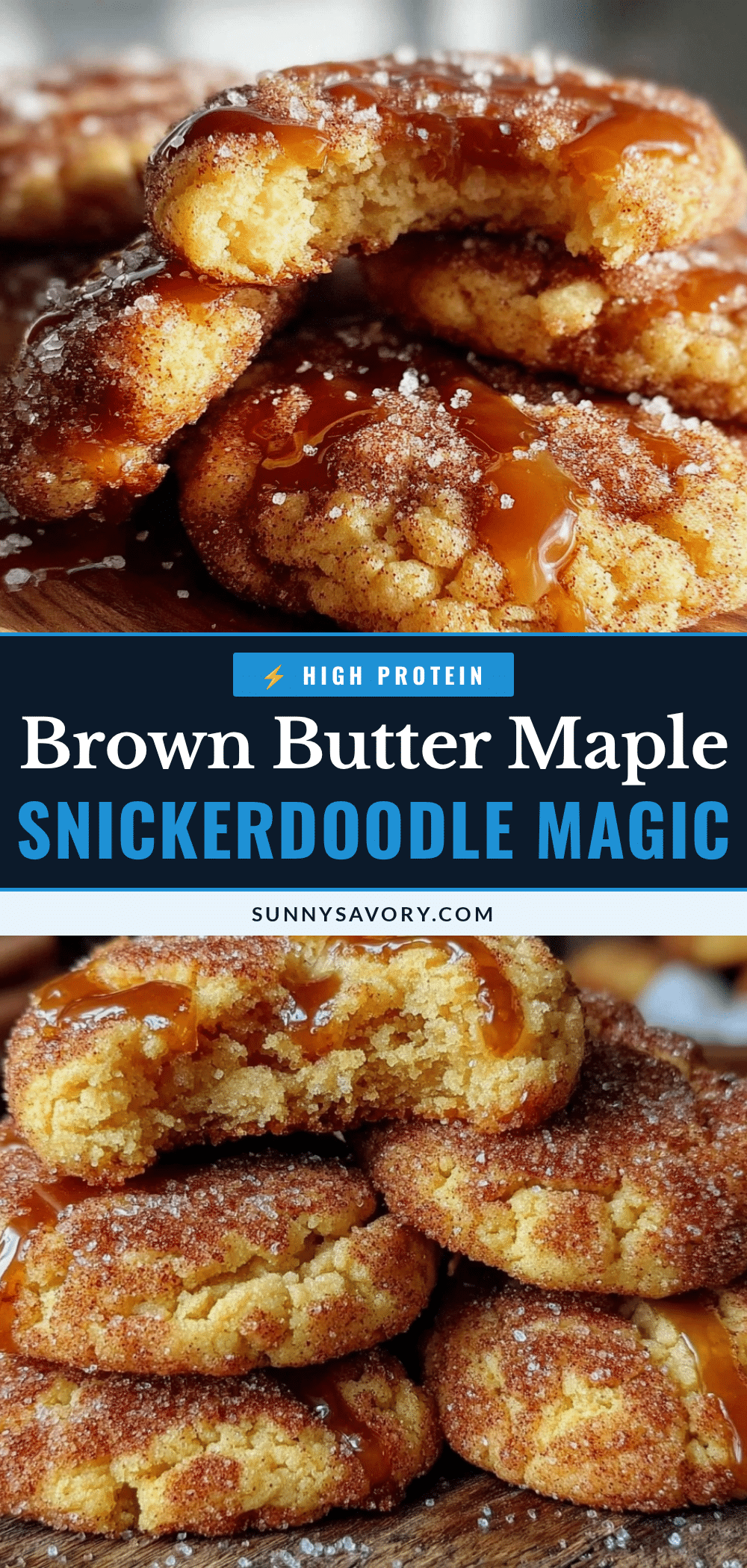 brown butter maple snickerdoodle cookies recipe