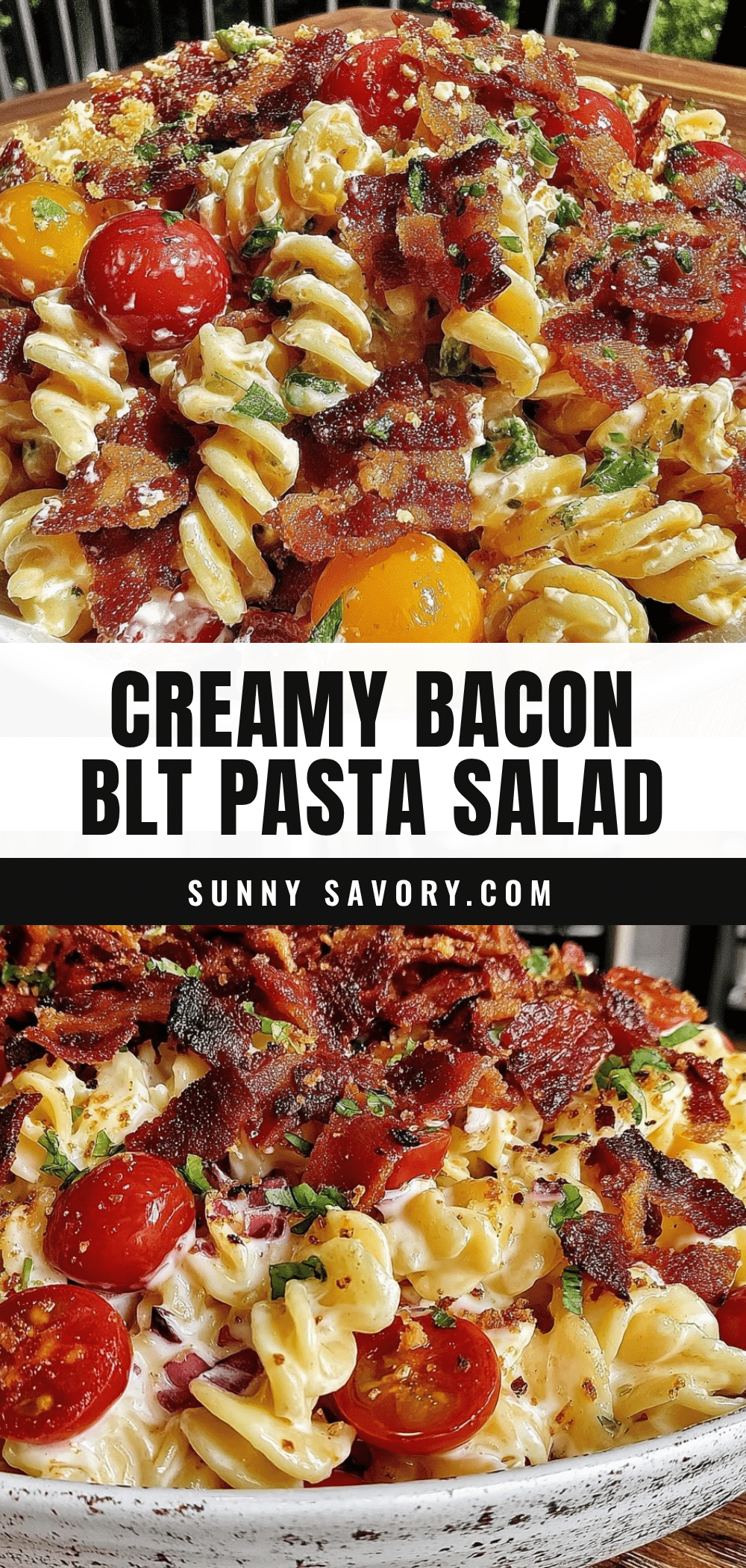 creamy blt pasta salad recipe