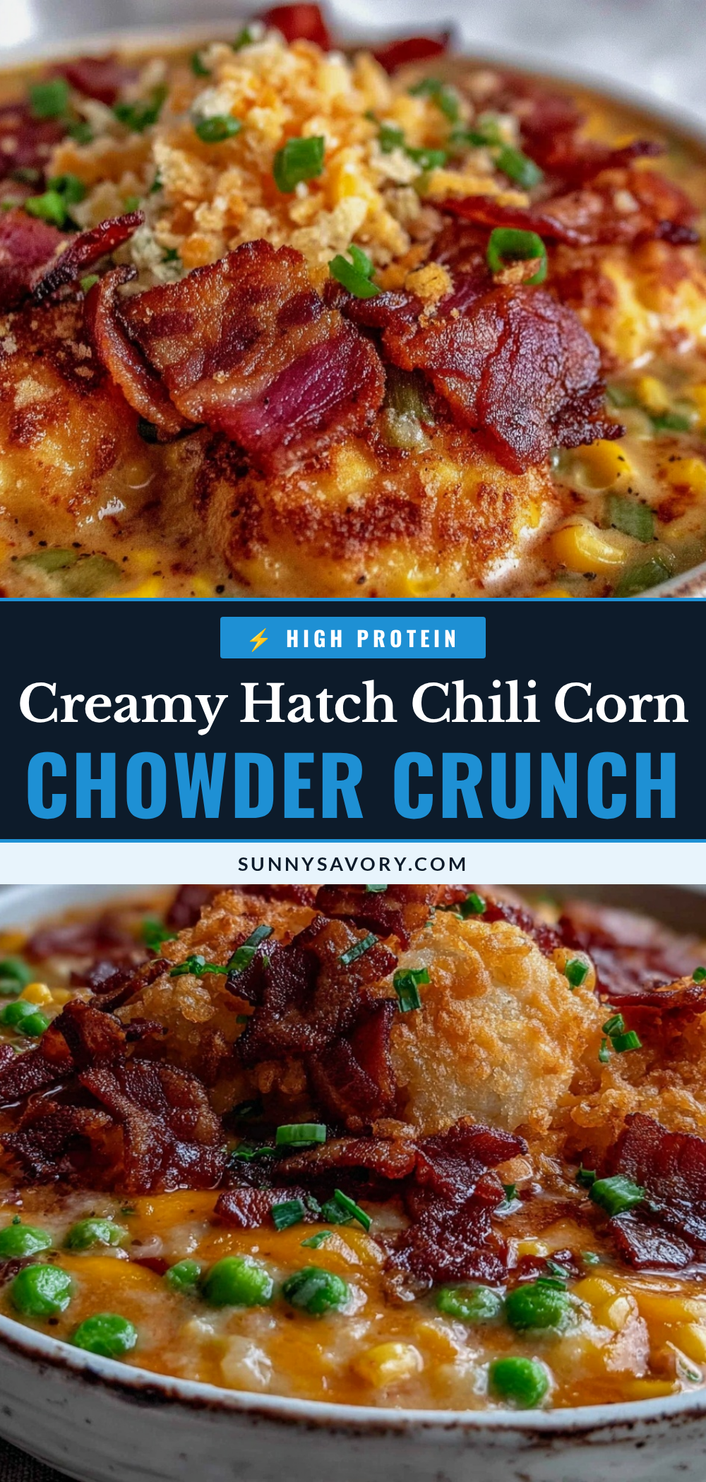 creamy hatch green chili sweet corn chowder recipe