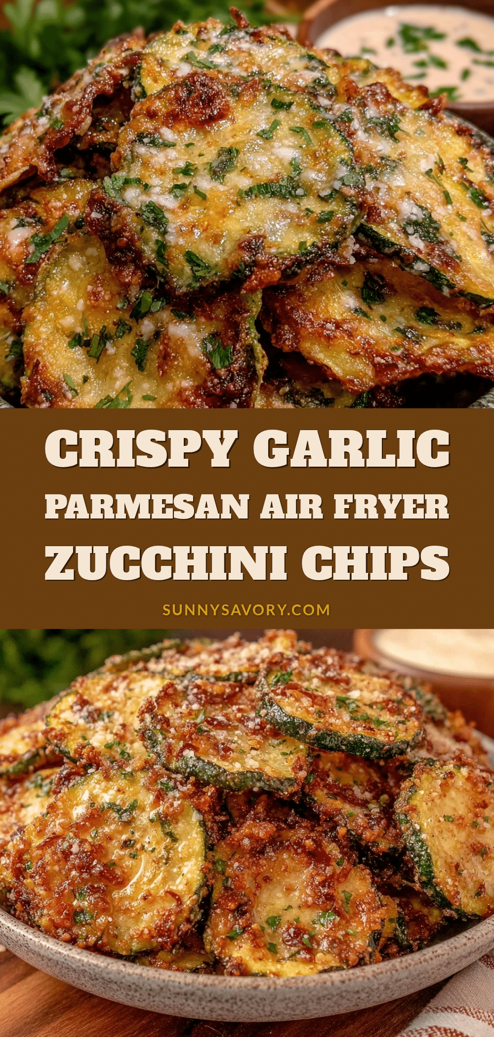crispy air fryer zucchini chips recipe