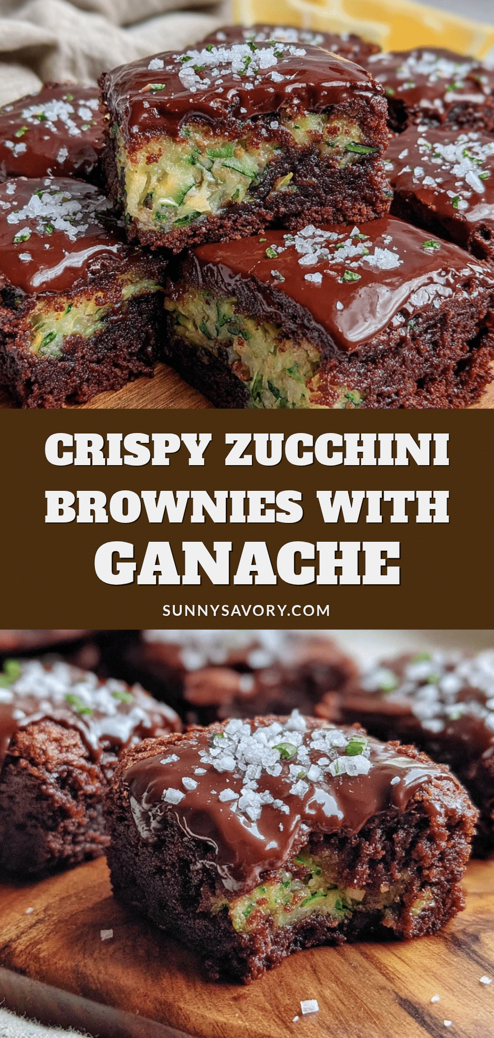 crispy baked zucchini brownies recipe