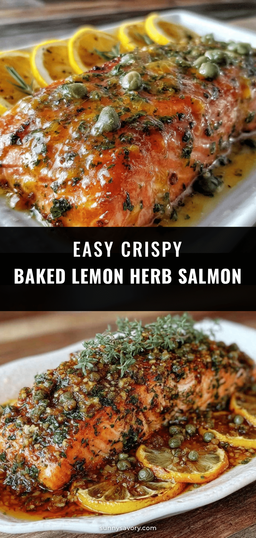 easy crispy baked lemon herb salmon recipe