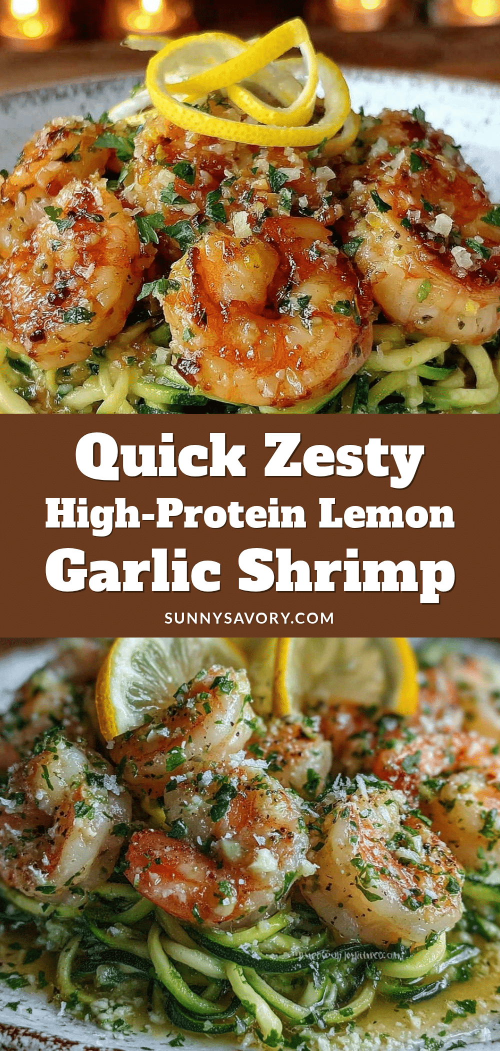 high-protein lemon garlic shrimp recipe