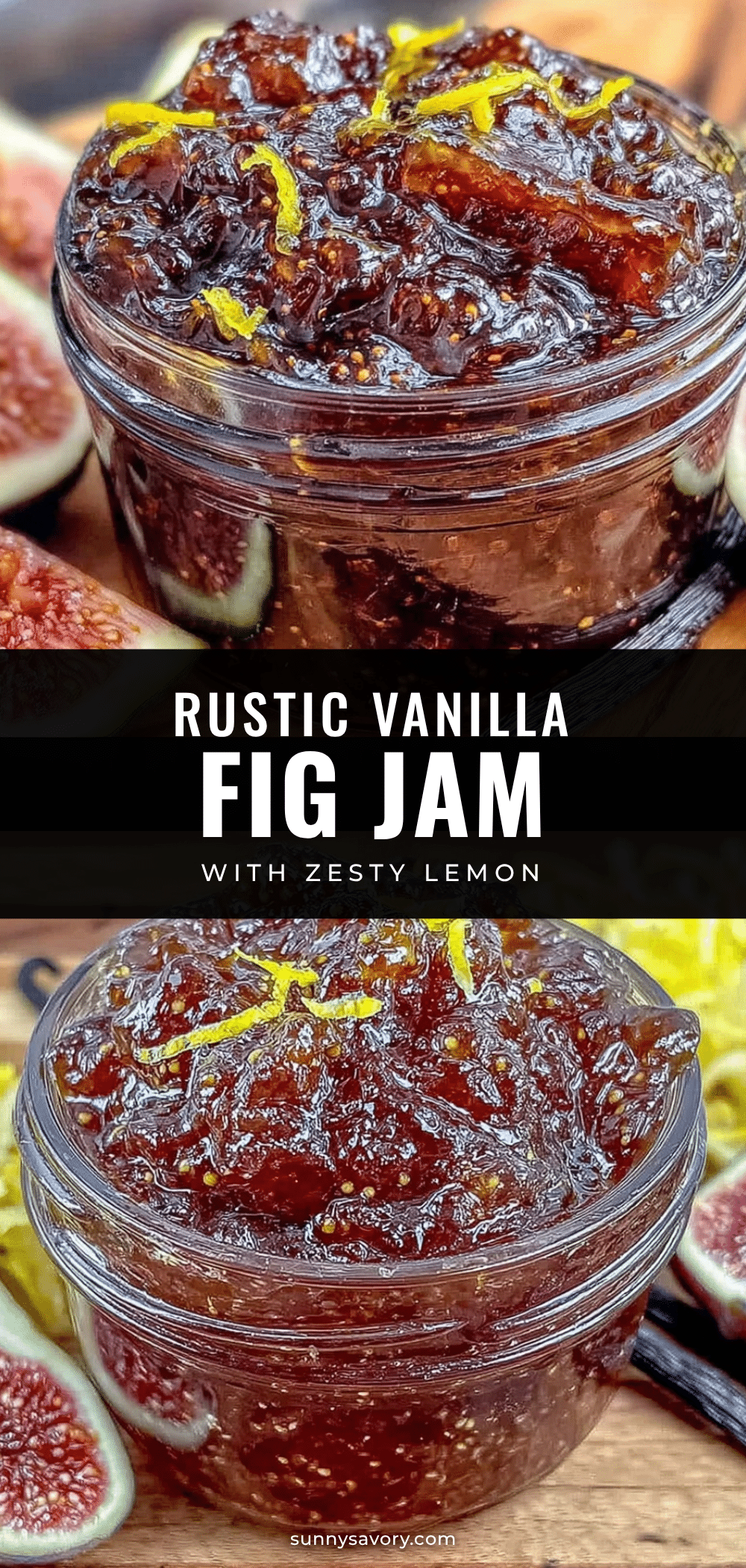 homemade rustic fresh fig jam recipe