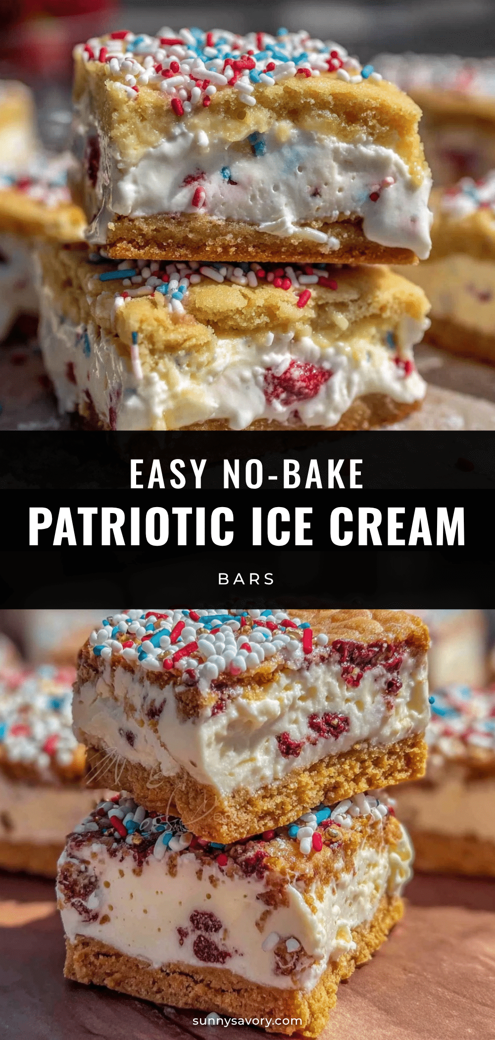 no bake ice cream sandwich bars recipe