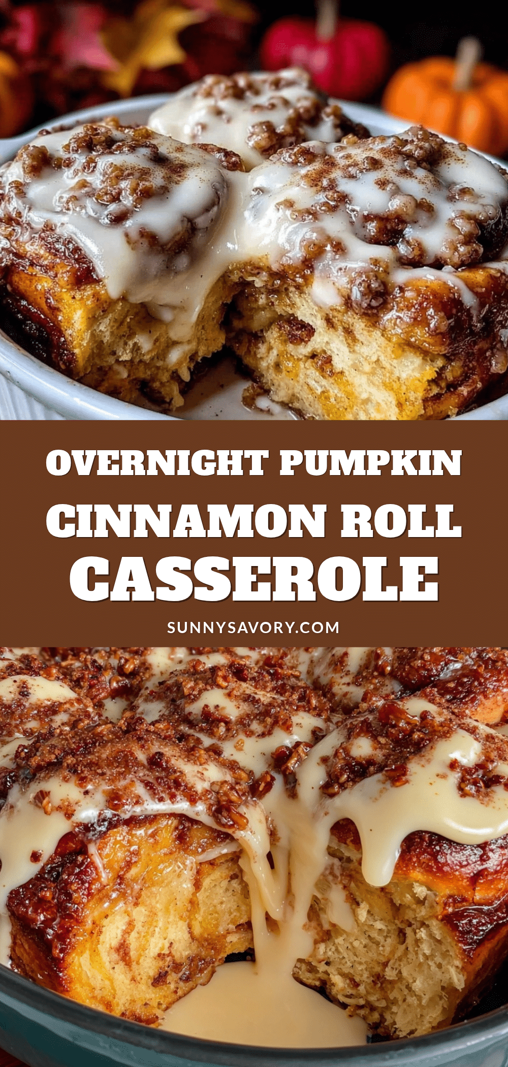 pumpkin cinnamon roll casserole recipe