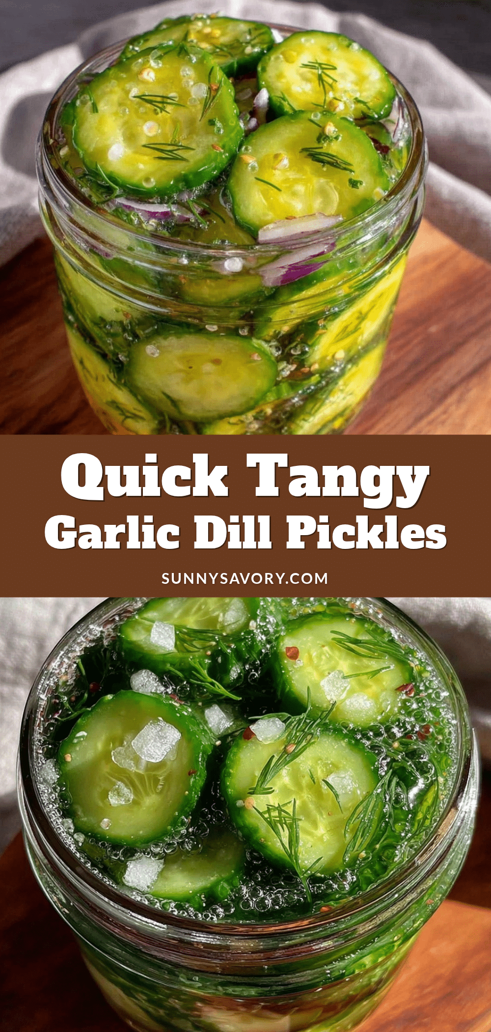 quick garlic dill refrigerator pickles recipe