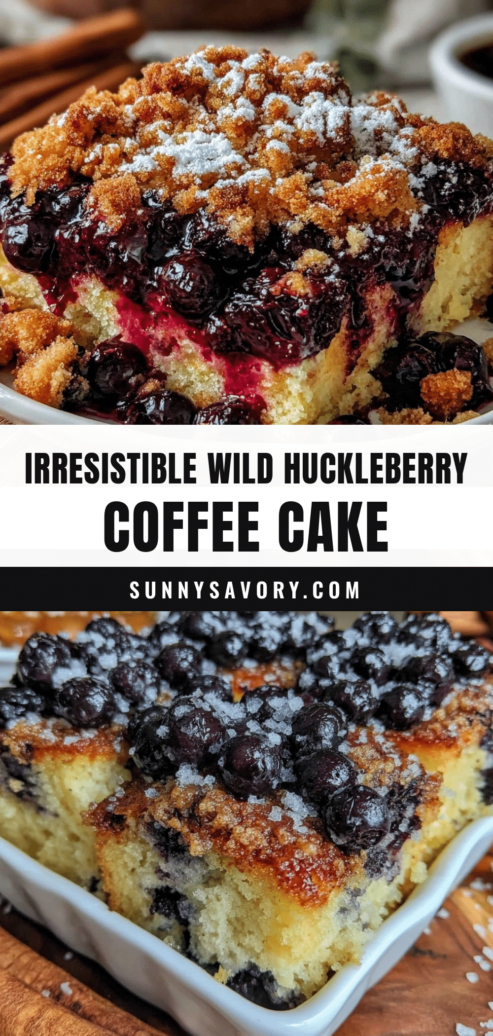 wild huckleberry sour cream coffee cake recipe