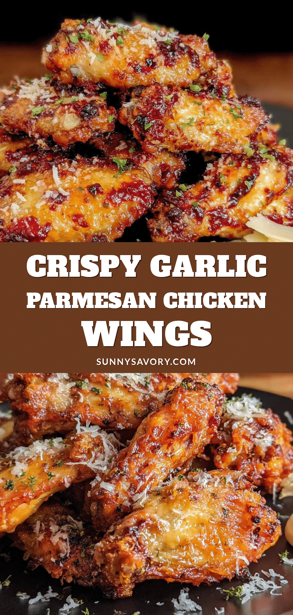 air fryer garlic parmesan chicken wings recipe