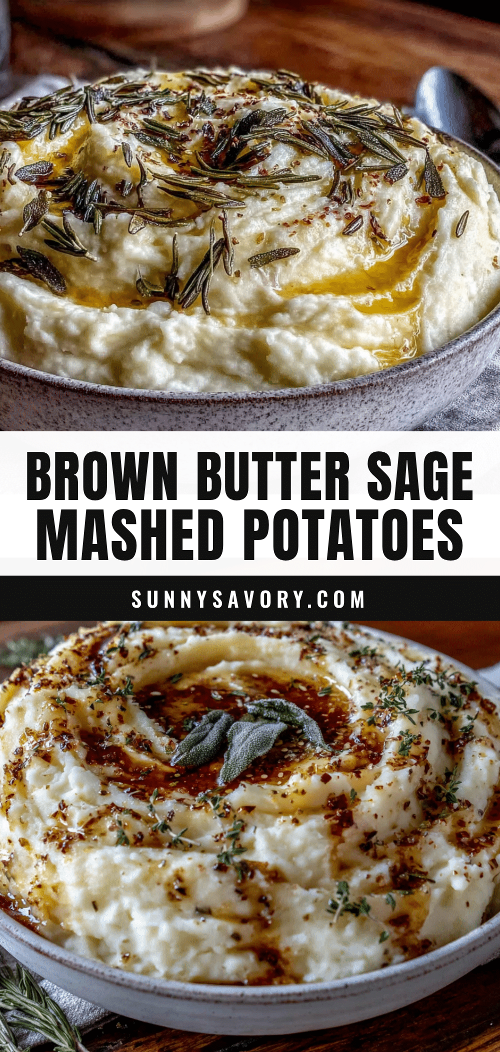 brown butter sage mashed potatoes recipe