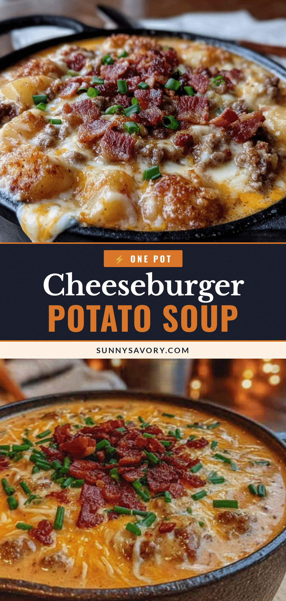cheeseburger potato soup recipe