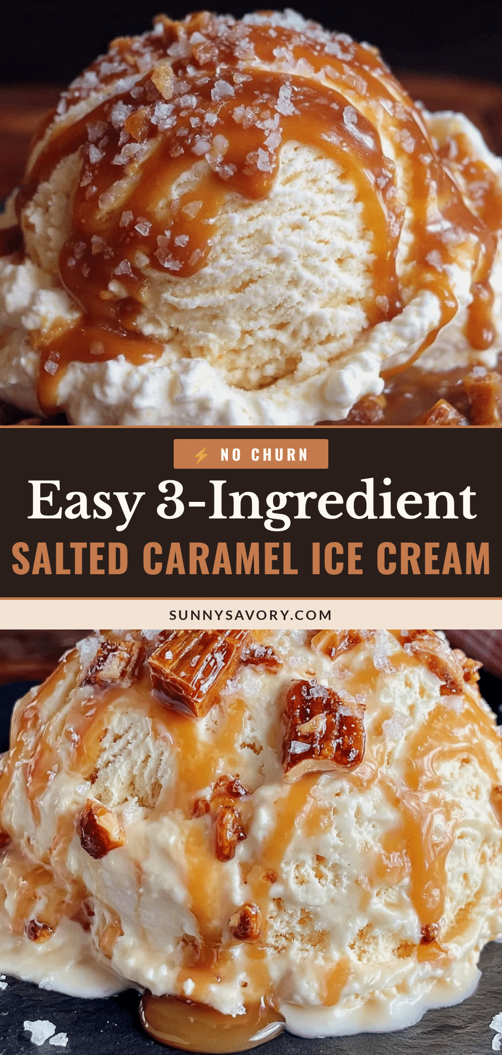 creamy no-churn salted caramel ice cream recipe