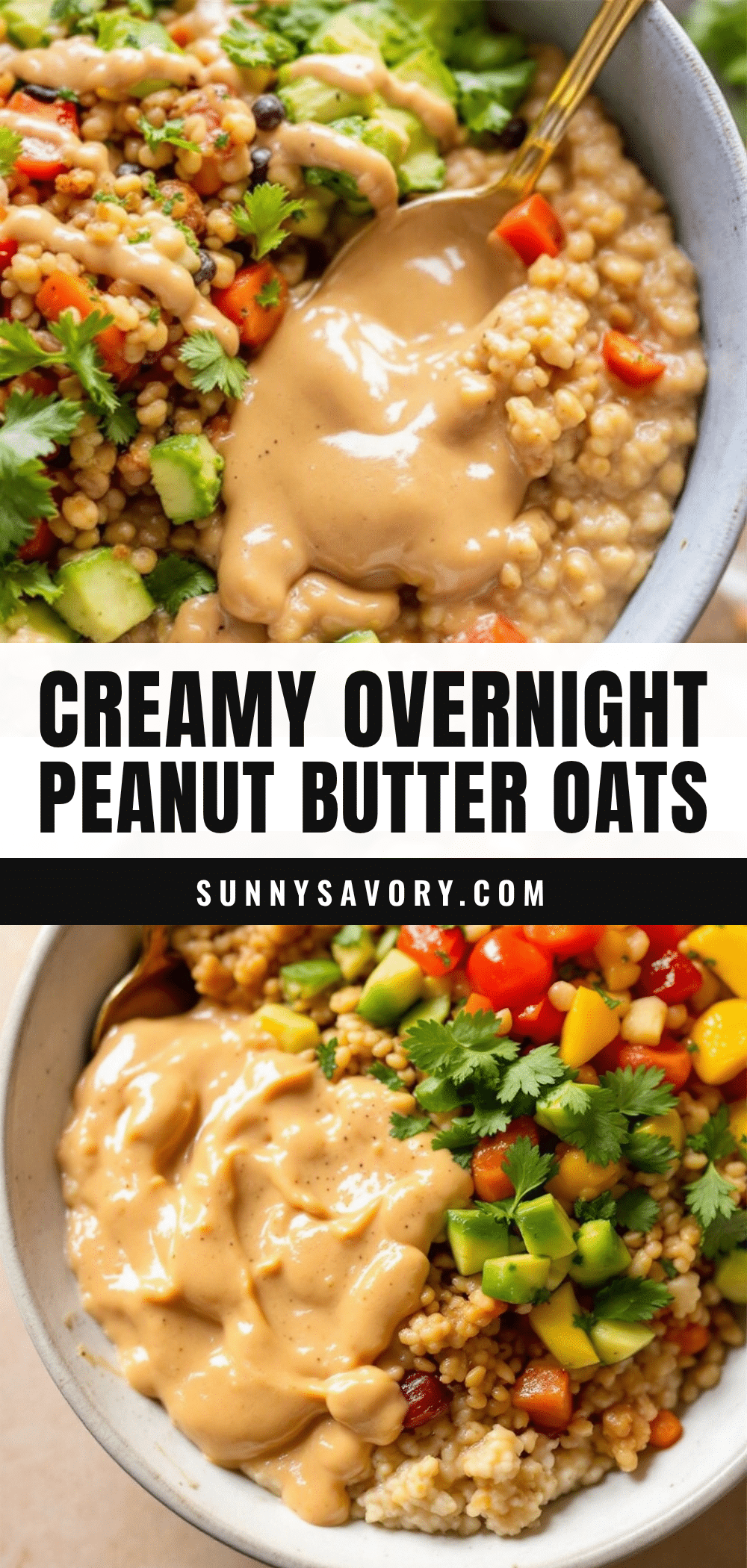 creamy overnight peanut butter protein oats recipe