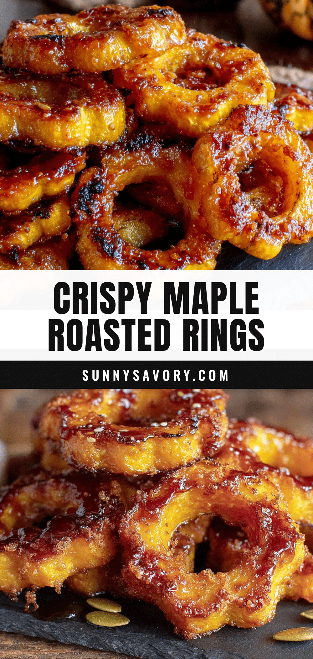 crispy maple roasted delicata squash rings recipe